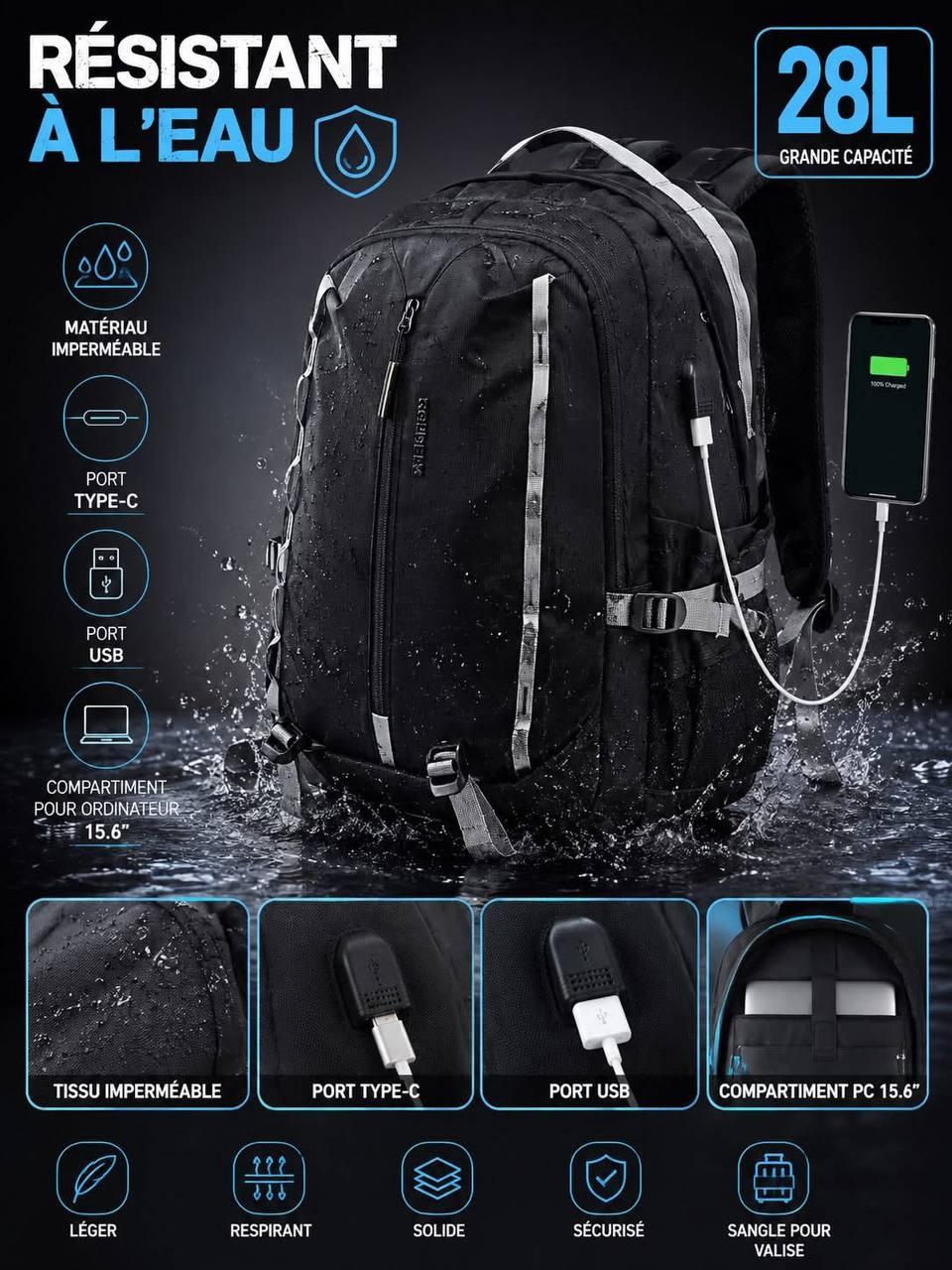Sac a dos Golden résistant À l'eau