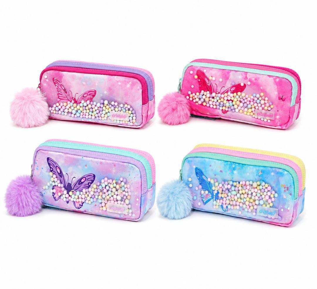 TROUSSE CRISTAL AVEC PAPILLON