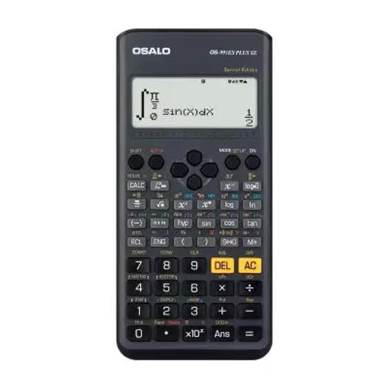 OSALO CALCULATRICE SCIENTIFIQUE 417 FONCTIONS  OS-991ES PLUS SE