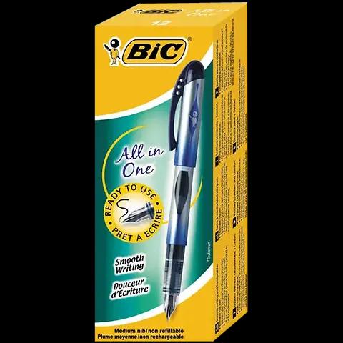 STYLO A PLUME BLEU BIC