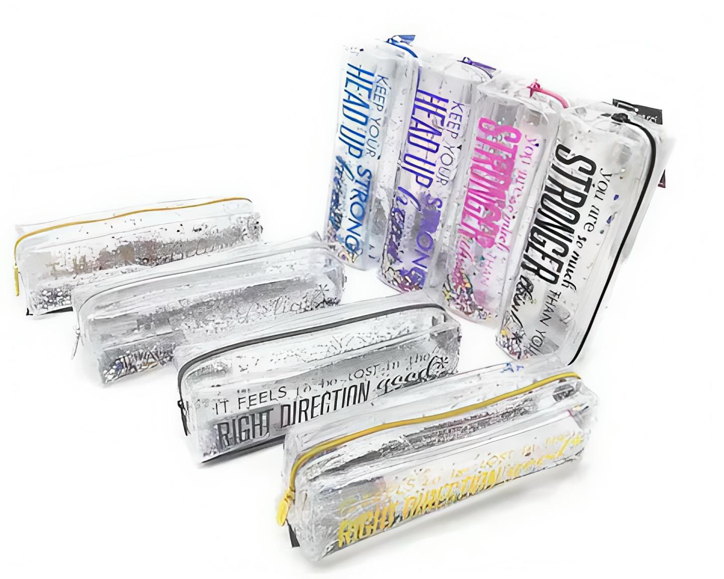Trousse cristal transparente 