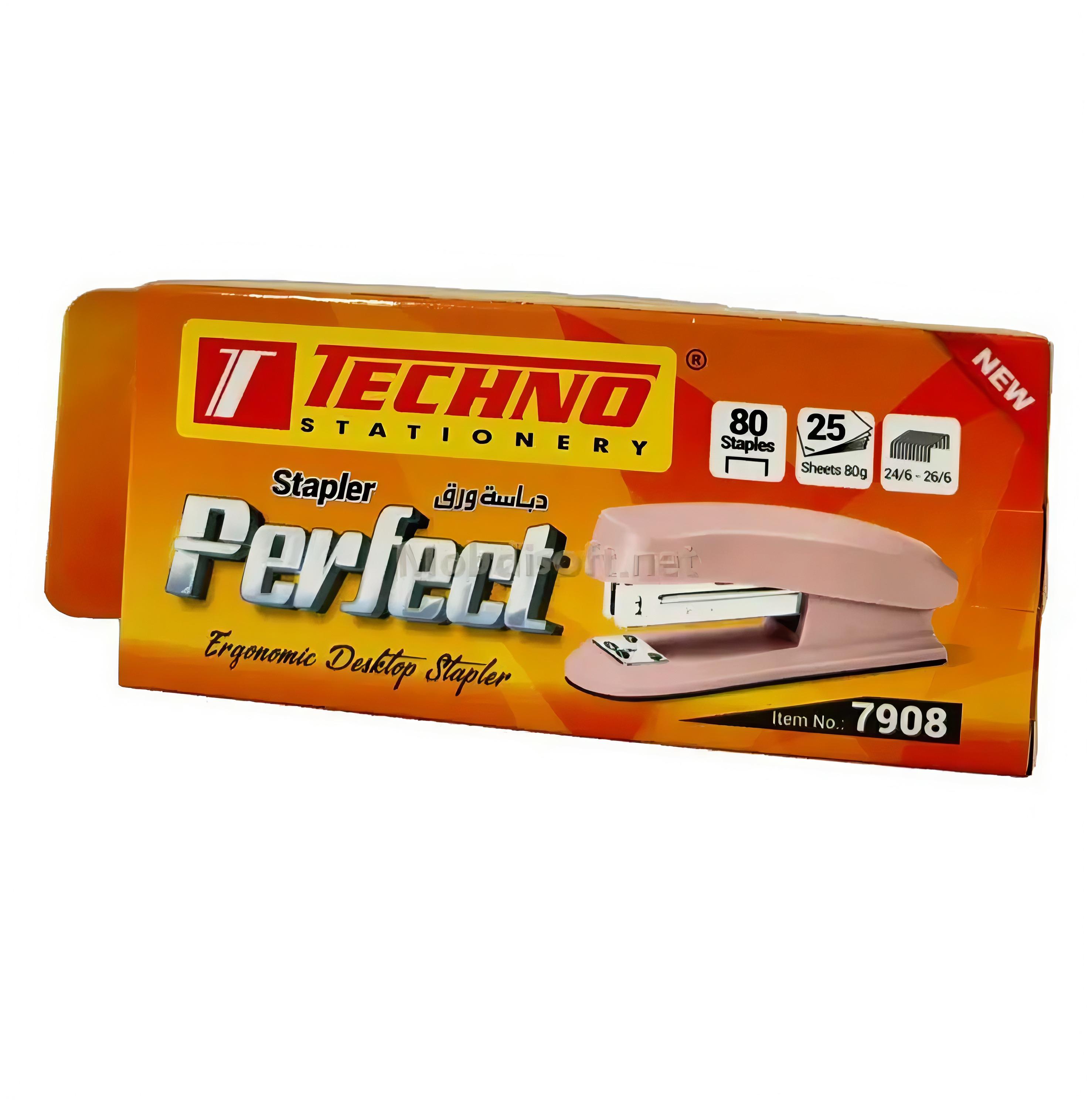 AGRAFEUSE DE BUREAU 24/6 26/6 25F/80G PERFECT TECHNO 7908