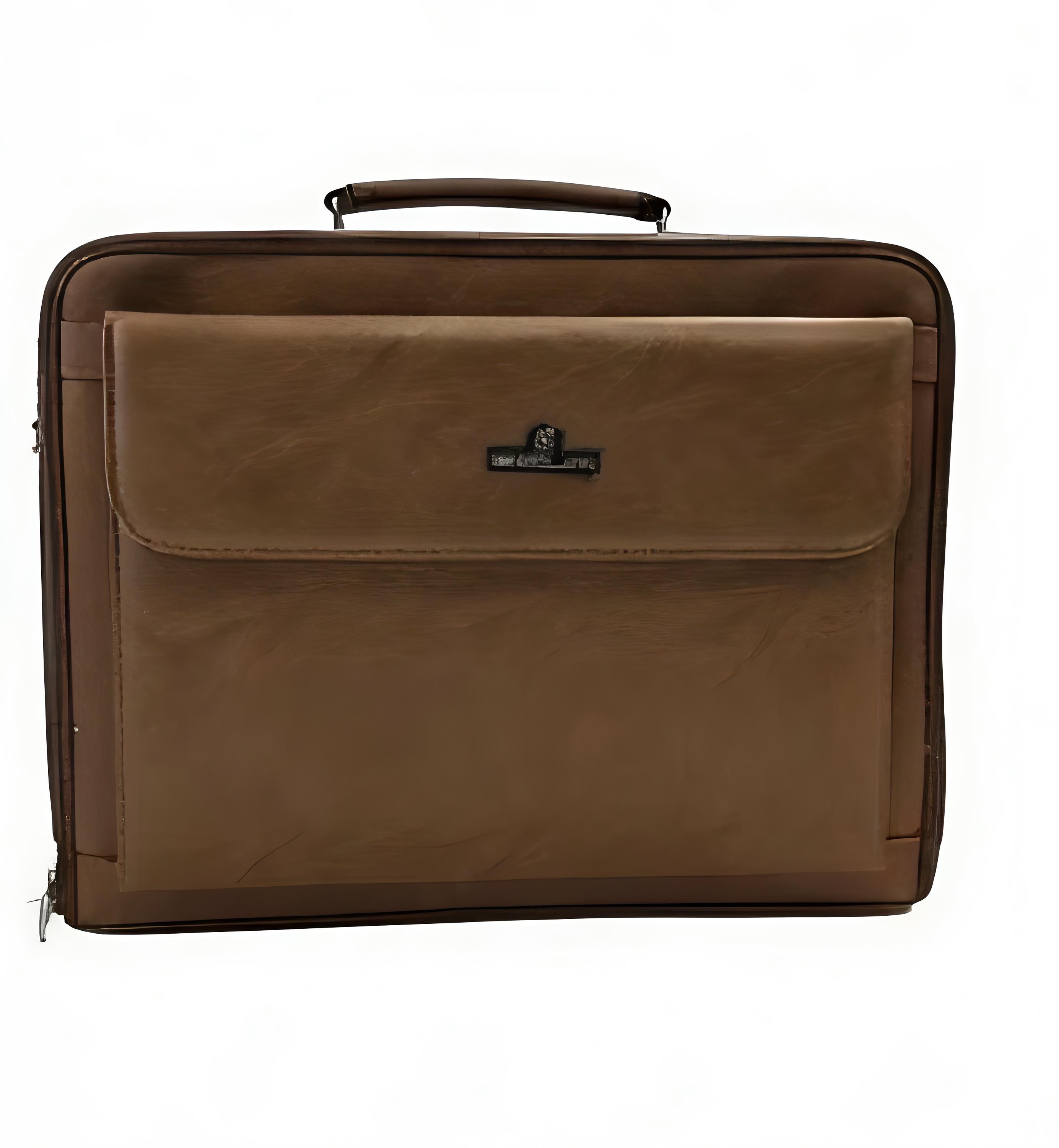 Mallette porte-documents professionnelle en simili-cuir 